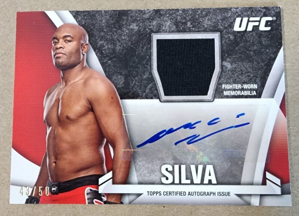ジョンジョーンズGSPアンデウソンシウバレリックカードUFC 2018 Topps