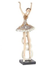 Figurine statuette statue Danseuse ballerine déco couleur - 33 cm