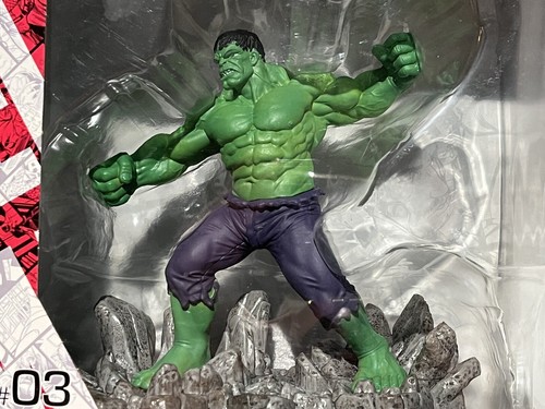 NEW NIB MARVEL HULK 5" FIGURE #03 DIORAMA STATUE SCHLEICH HAND PAINTED 21504 - Picture 2 of 7