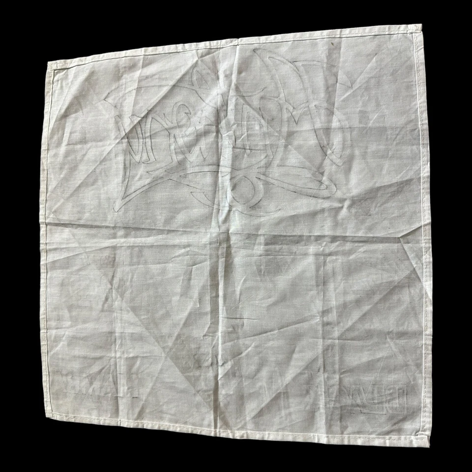 Rare vintage prison art handkerchief BLACK MAMBA Kobe Bryant beutifully done - Image 3 of 3