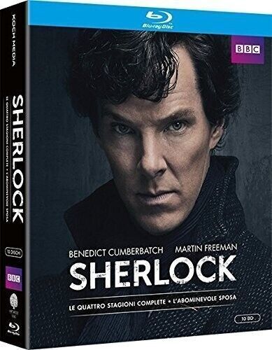 10 Blu-ray SHERLOCK + DIE ABSCHEULICHE BRAUT komplette Serie vier Staffeln 1-4 - Bild 1 von 3