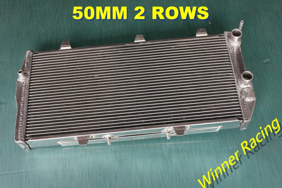 Radiador aluminio Fit AUDI 200 TURBO 20V C3 QUATTRO 3B MT 1989-1991 Foto 2 de 4