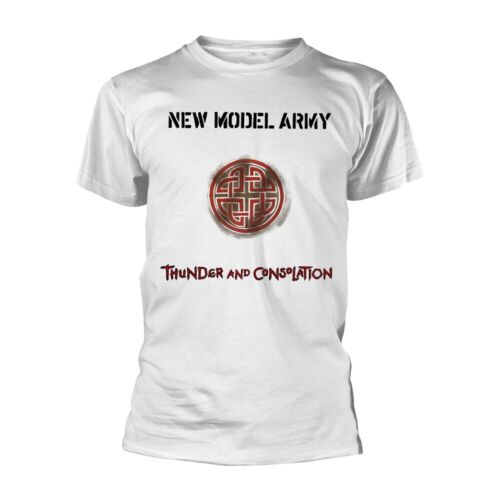 NEW MODEL ARMY - THUNDER AND CONSOLATION (WHITE) WHITE T-Shirt, Front & Back Pri - Picture 1 of 1
