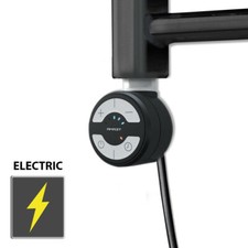 Electric Heating Element Terma Moa Black – Thermostatic for Towel Radiators