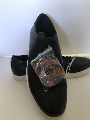 Kenneth Cole Sneaker REGENBOGEN Schnürsenkel LEDER SPORTLICH stilvoll Größe 10 - Bild 7 von 21