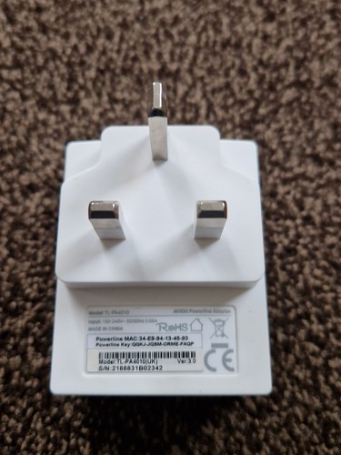 TP-Link AV600 Powerline Adapter with AC TL-PA4010 Single Plug UK - Photo 5/7