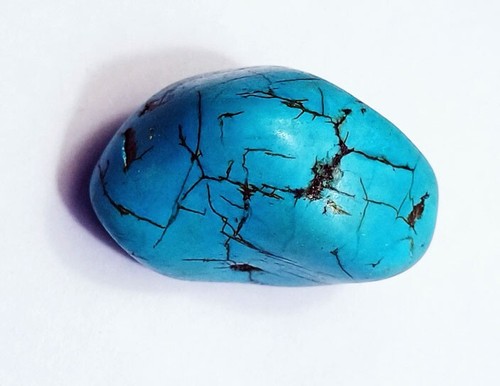 Loose Gemstone Natural Arizona Sky Blue Turquoise Rough 96.65 Ct Certified - Picture 6 of 7