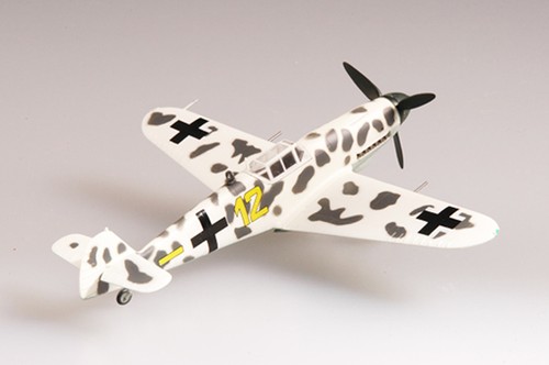 Easy Model 1/72 BF-109G-2 VI. /JG5 1943 "Yellow 12" Plastic Fighter Model #37254 - Picture 3 of 6