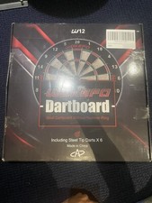 Wakefa W12 Dartboard w/ Steel Tip Darts