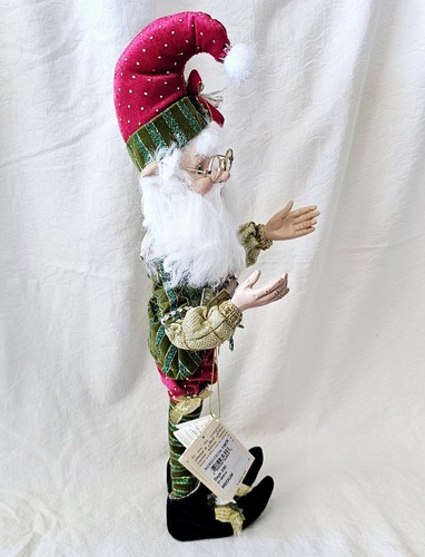 Mark Roberts North Pole Jester Elf Christmas Medium 20" Rare Retired 350/500 COA - Picture 6 of 11