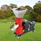 Chicken Animal Feed Pellet Mill Machine 8Mm 3 Head Rollers Feed Pelletizer 220V