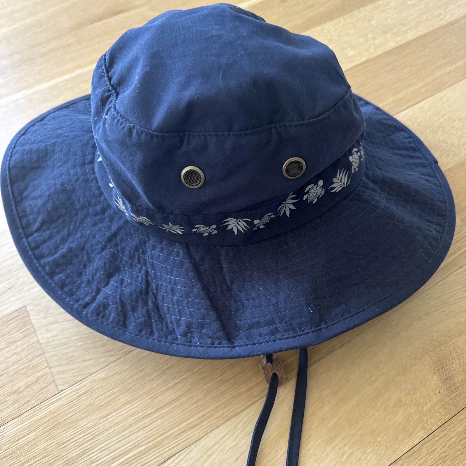 Dorfman Pacific Outdoor Unisex Navy Safari, Fishing, Boonie Bucket Sun Hat Strap