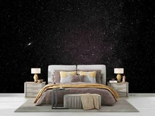 3D Dark Star Sky Self-adhesive Removeable Wallpaper Wall Mural Sticker 87