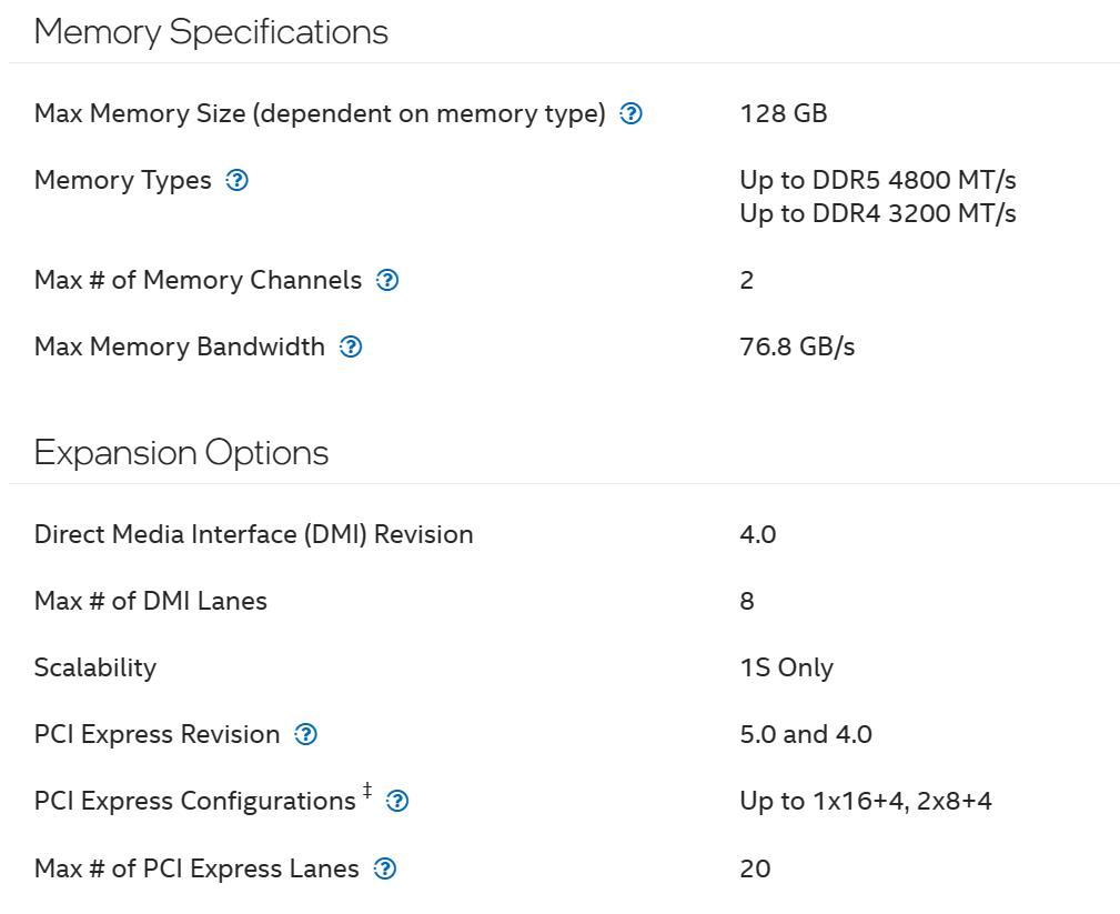 Intel Core I5-13490F 2.5GHz（6P+4E）10 Core 16Threads