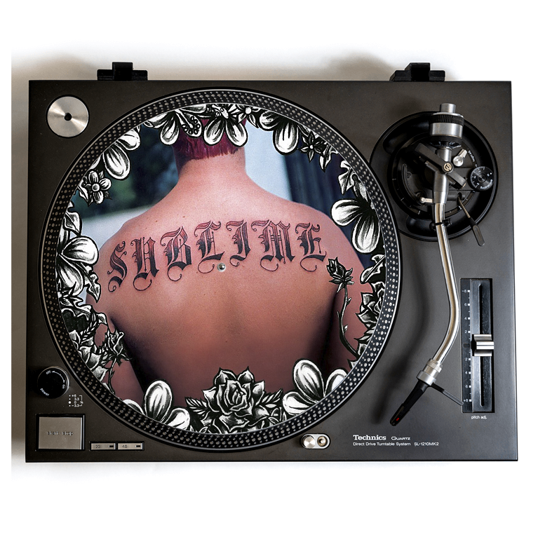 Sublime 12-Inch Turntable Slipmat for DJs and Vinyl Records Punk Ska Design-image
