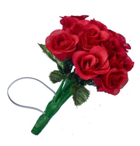 Accesorio de oso de peluche Build a Bear - Muñequera ramo rosas rojas - NUEVO - Imagen 2 de 3