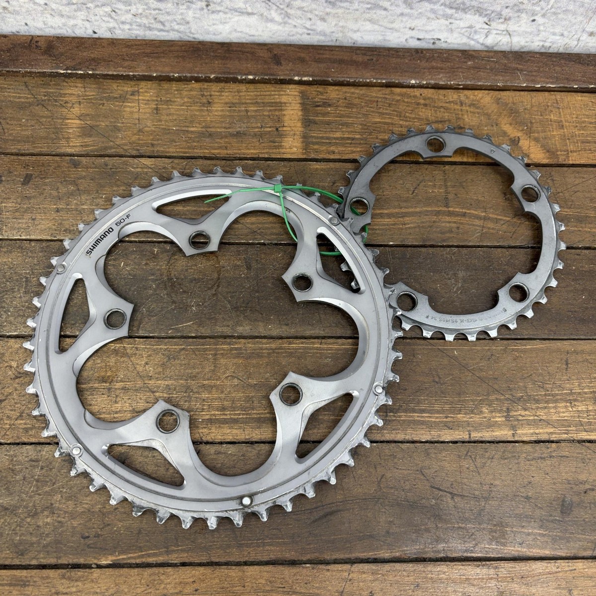Shimano 50/34T Chainring Set 110 BCD 5-Arm Silver Road Bike 9