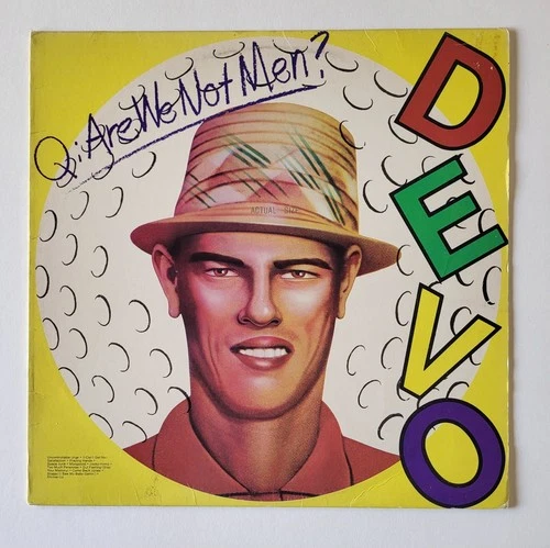 DEVO-Q: Are We Not Men? A:We Are Devo, Vinyl BSK 3239 1978 Early Press VG+ / VG
