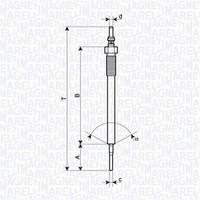 GlüHkerze Magneti Marelli 062900138304 FüR BN Mazda GL KE GJ BM CX GH 7V GJ2FP