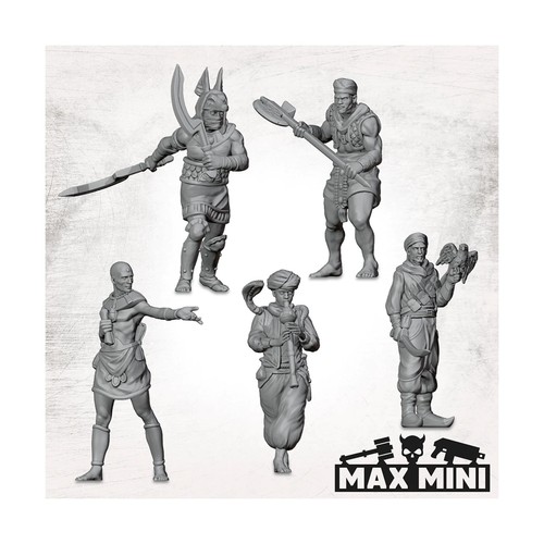 Maxmini Fantasy Mini 28mm Desert Oasis Adventurers (Set 2) Pack New