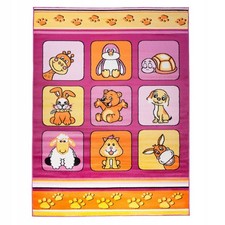 Kinderteppich 80x150 cm Motiv Kinderzimmer Oeko Tex Fubodenheizung