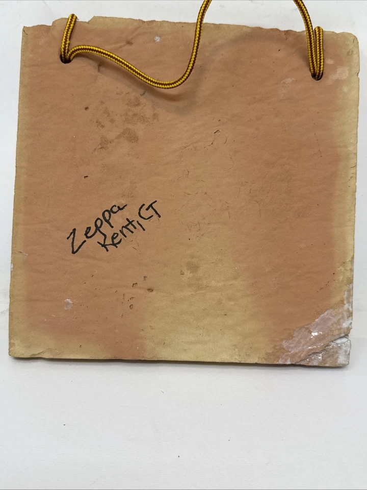 Zeppa Studios "Wipe Your Paws" Labrador Puppies Wall Hanging Plaque  8.5" x 8.5" - Image 3 of 3