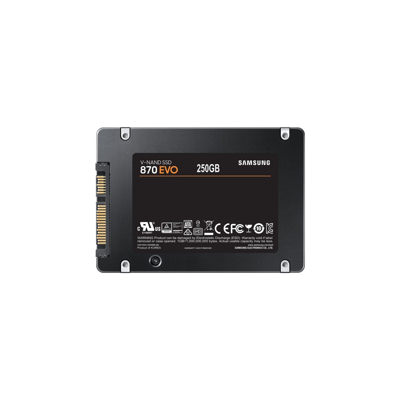Samsung MZ-77E250B/EU 870 EVO 250 GB Black