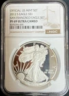 2012-S US MINT NGC PF69 Ultra Cameo  American Silver Eagle San Francisco Set #35