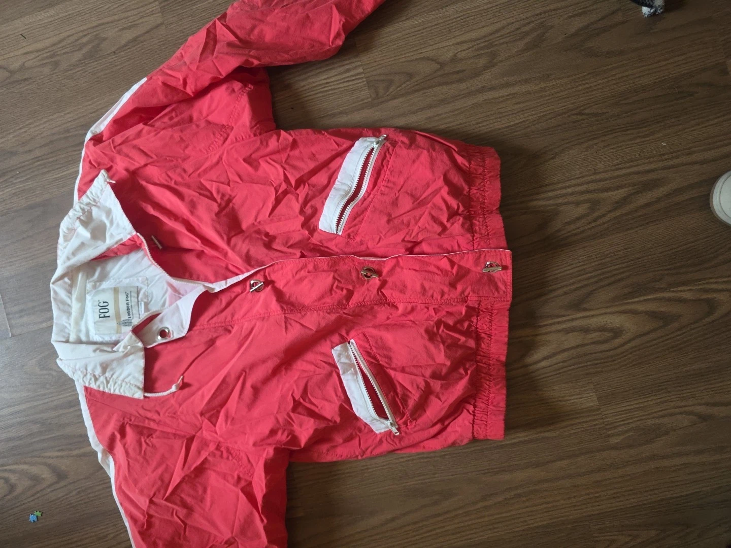 Vintage London Fog Pink jacket Size Medium Windbreaker, Jacket , Coat.