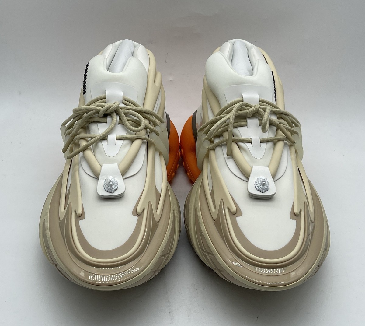 Balmain Unicorn Trainers Low Top Neoprene Leather BM1VJ309