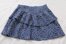 Market  Spruce Girl's Stretchy Floral Print Skirt BL1 Blue Size 6-7 Small 