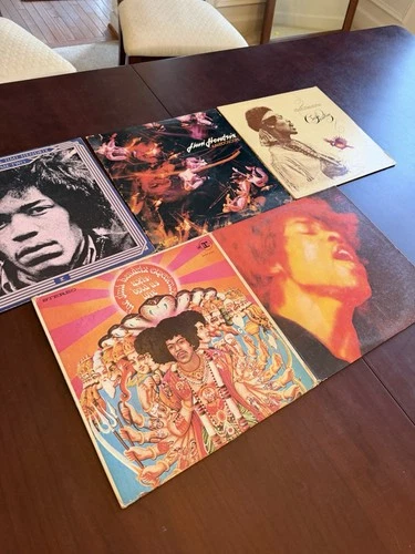 Lot of 6 Vintage Vinyl Various Jimi Hendrix  Albums Please See Pic For Titles