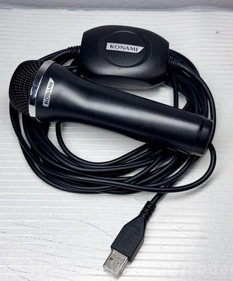 Konami - Logitech USB Microphone - ICES-003 - Playstation - Xbox - Wii - Tested