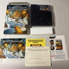 Sky Shark (Nintendo Entertainment System, 1989) CIB COMPLETE W/Inserts 