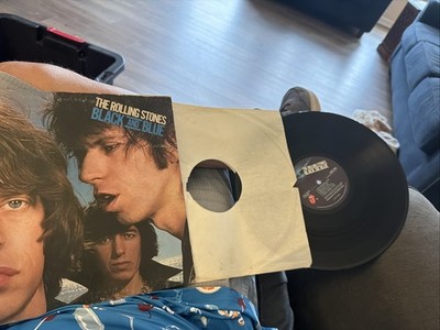 Rolling Stones LP Vinyl Black and Blue 1976 Original Pressing Sterling VG