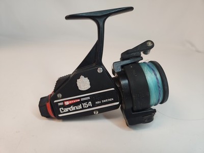 Abu Garcia Cardinal 154 Spinning Reel Made in Sweden Good Working Condition