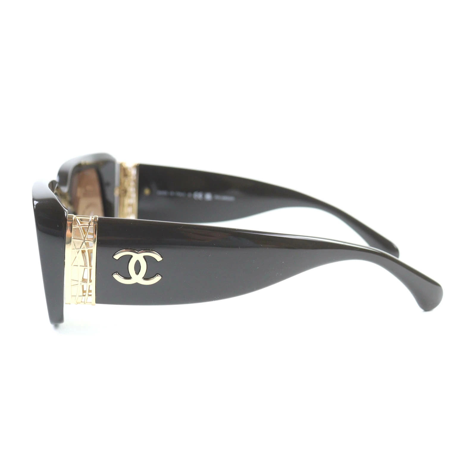 CHANEL 5534 Coco Mark Rectangular Sunglasses Brow… - image 4