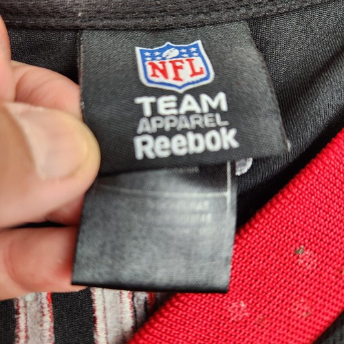 Women's Atlanta Falcons #84 Roddy White Reebok Red Game Jersey Drawstring - Picture 6 of 9