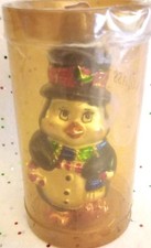 Penguin Hand Crafted Glass Christmas Ornament. 1