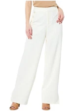 G by Giuliana Women's Twill Wide-Leg Sailor Pant Sea Salt