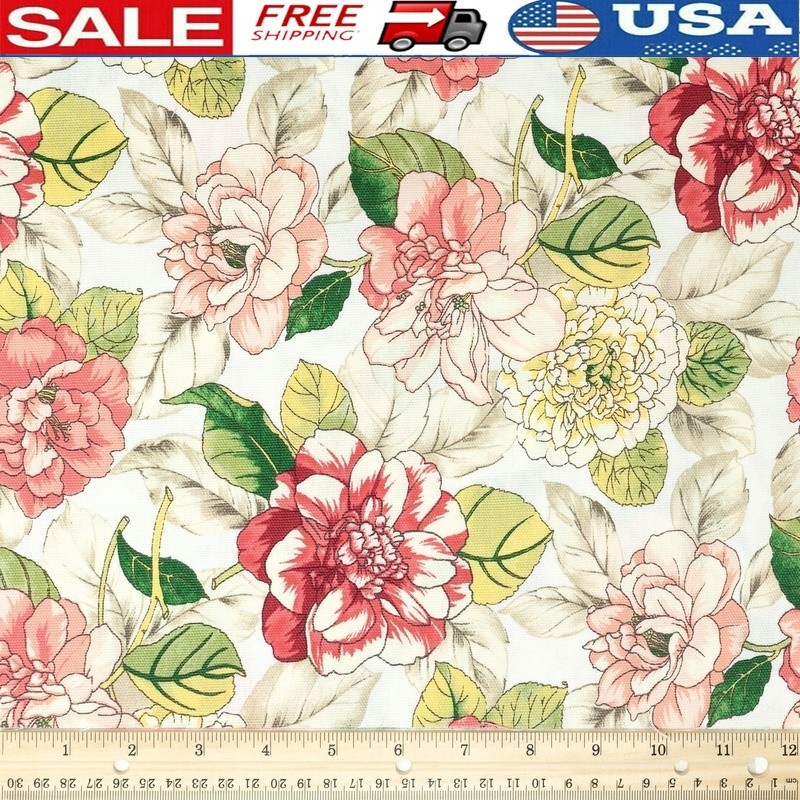 100 Cotton Duck Fabric Garden Craft Material Sewing 8 Yards By The Bolt New