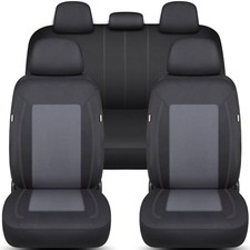 Schonbezüge-Komplettset für Citroen DS4 Bj 2011-18 in Schwarz/Grau FT4