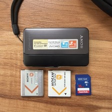 Sony Cyber-shot DSC-TX20 Black 16.2MP Digital Camera - Tested Working - See Pics