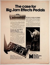 Multivox Big Jam Effetti Pedaliera Sistema Stampa Vintage Pubblicità