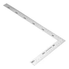 300x150mm L-Shaped Framing Square Stainless Steel 90 Degree Right Angle Ruler