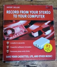 INport Deluxe by Xitel Record From Your Stereo To Your Computer Open Box