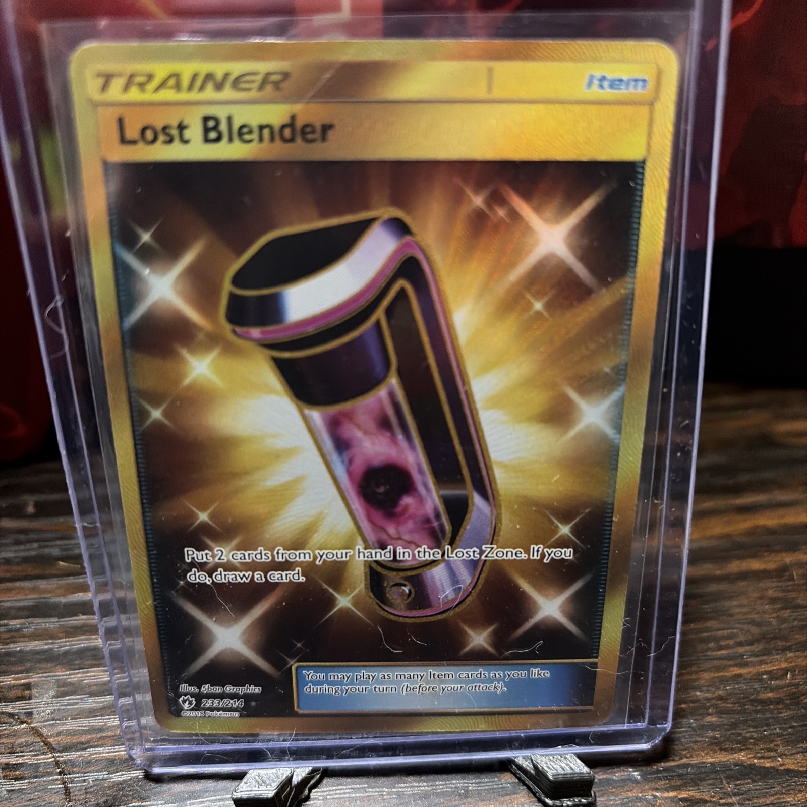 Lost Blender (Secret) 233/214 - SM - Lost Thunder Secret Rare Holo NM