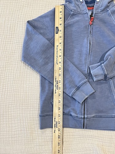 Mini Boden Light Blue Full Zip Hoodie Sweatshirt Pocket Size 9-10 years - Picture 13 of 14