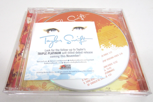 Beautiful Eyes TAYLOR SWIFT Case Rear Inlay & DVD Video Disc ONLY- Read