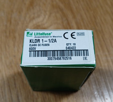 10pcs new Littelfuse KLDR 1-1/2A 1.5 Amp 600Vac Fuses